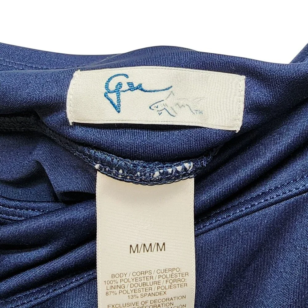 Greg Norman Womens Navy Scalloped Hem Pull-On Golf Sports Skort Size M - Picture 4 of 6
